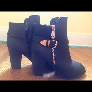 Black Ankle Booties